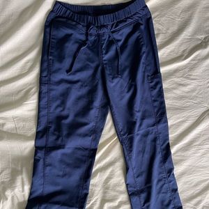 Navy blue Dickies Dynamix Women Scrub Pant MidRise Straight Leg Drawstring DK130